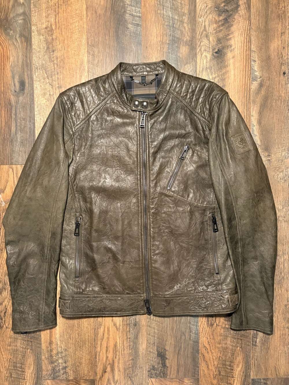 Belstaff K Racer Leather Jacket IT54 Slim XL